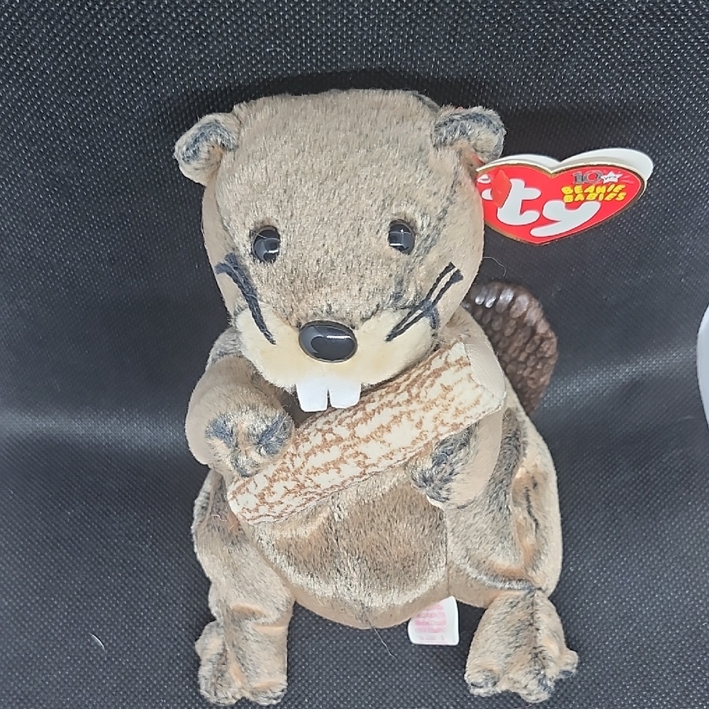 Ty Stuffed Animal - Brown Beaver